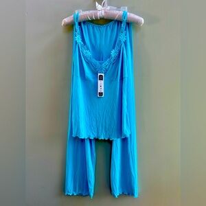 Brazilian tank top and pants  Pajamas set. New with tag Very soft